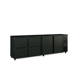 CORECO Arrière-bar positif H.820 4 p. pleines battantes - vue avant