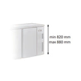 CORECO Arrière-bar positif H.820 4 p. pleines battantes - fiche technique
