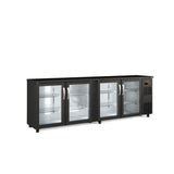 CORECO Arrière-bar positif H.820 4 p. vitrées battantes - vue avant