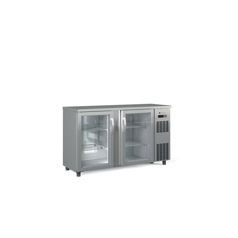 CORECO Arrière-bar positif H.820 2 p. vitrées battantes - vue avant