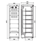 MARECOS Armoire à vin mono-température - Gamme Exclusive - vue intérieure