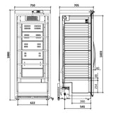 MARECOS Armoire à vin mono-température - Gamme Exclusive - vue intérieure