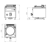 HR FAINCA Marmite électrique 150 L Série 900 - détail produit