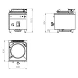 HR FAINCA Marmite Gaz 150 L Série 900 - détail produit