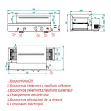 FM Toaster à convoyeur - fiche technique