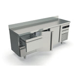 CORECO Meuble 600 positif S-Line - 3 portes pleines - vue intérieure
