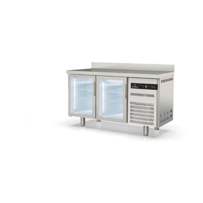 CORECO Meuble 600 positif S-Line - 2 portes vitrées - vue avant
